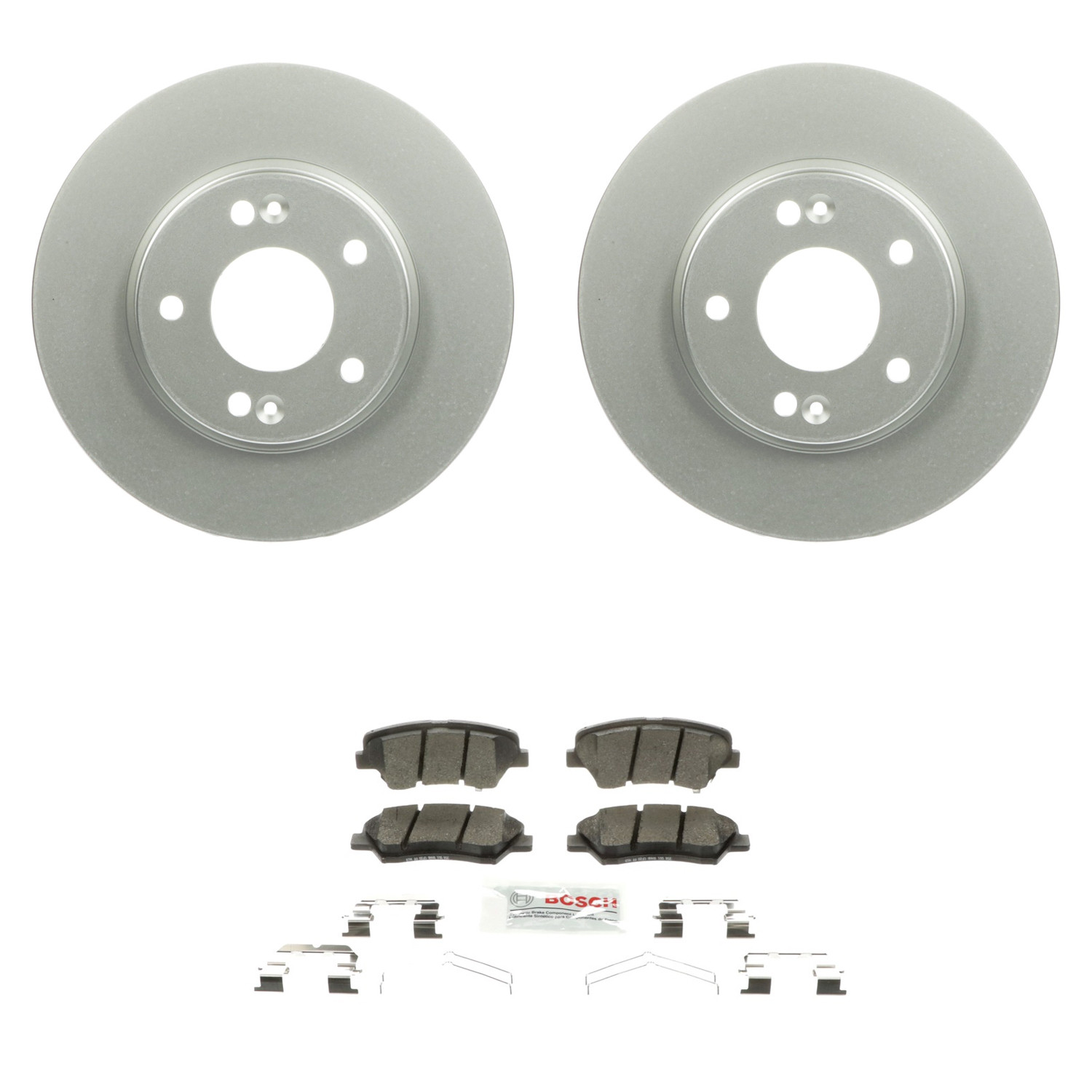 Bosch Blue Ceramic Front Brake Rotors & Pads Kit for Hyundai Elantra GT Limited FWD-image