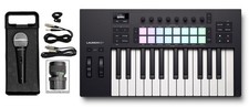 Controlador de teclado Novation LAUNCHKEY 25 MK4 25 teclas USB MIDI Ableton + micrófono