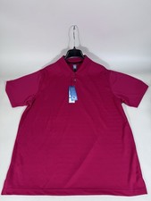 PGA Tour Shirt XL Mens Red Golf Polo Shirt Dry Wicking NEW