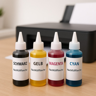 Druckertinte Nachfülltinte für CANON Druckerpatrone PG-540 XL CL-541 XL Top !