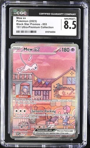 Mew ex 053 Sv: Scarlet & Violet Promo Cards Holo CGC 8.5