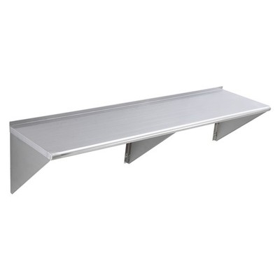Uimoso 72'' x 18'' Stainless Steel Wall Mounted Shelf Kitchen Restaurant Shelving
