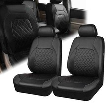 Car Front 2-seat Covers Cushion Protector Pu Leather For Ford Focus 2000-2018