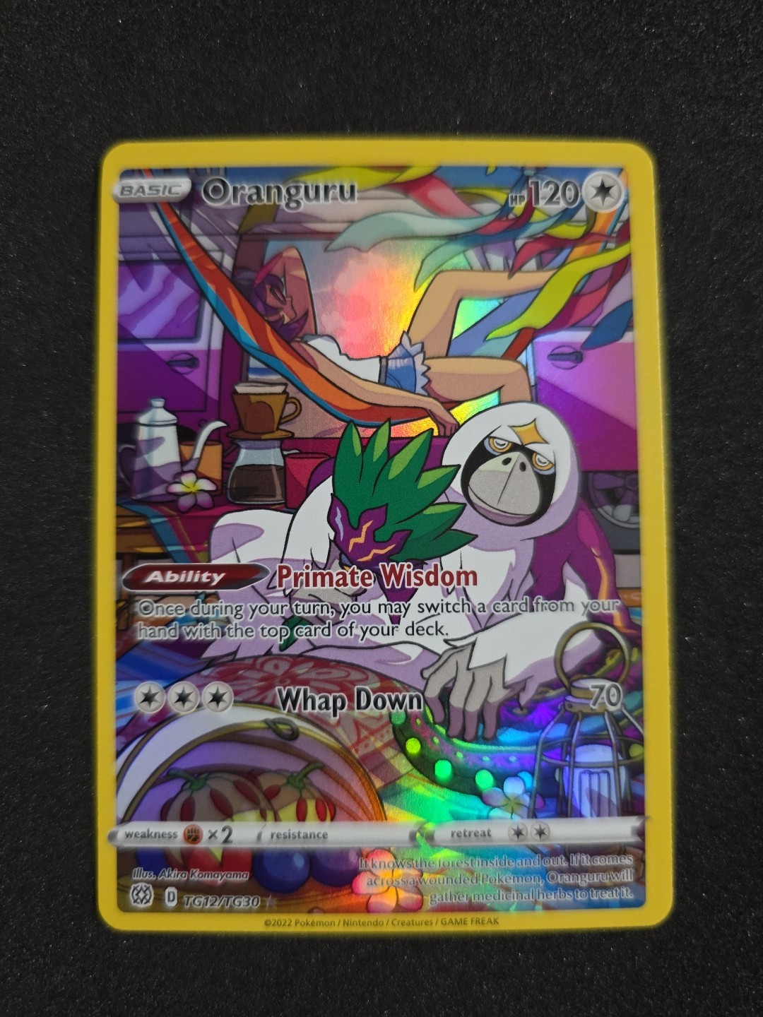 Oranguru - Ultra Rare TG12/TG30 - Brilliant Stars Trainer Gallery - Holofoil NM