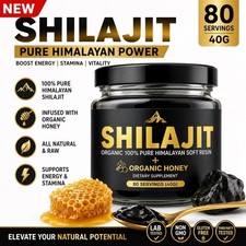 Pure Himalayan Shilajit Plus Honey, Soft Resin, Extremely Potent