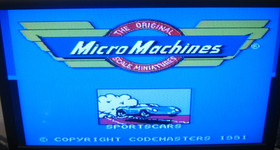 MicroMachines for NES. Authentic. Cleaned/Tested Nintendo. Rare.  Micro Machines