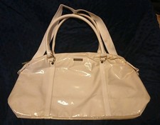 Versace Parfums Bianco Weekender Viaggio Xl Tote Piccole Ripiano Macchie Vedi Dettagli