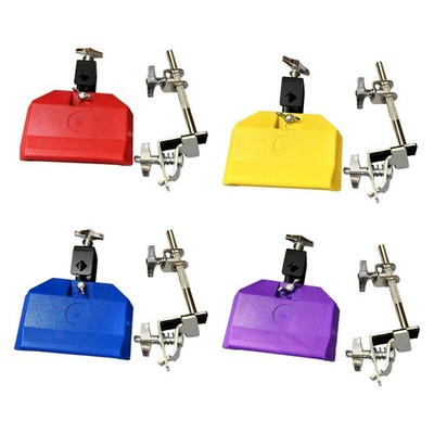Cowbell with Holder Clamp Hoop Mounted Cowbell Holder für Rhythm Live Events