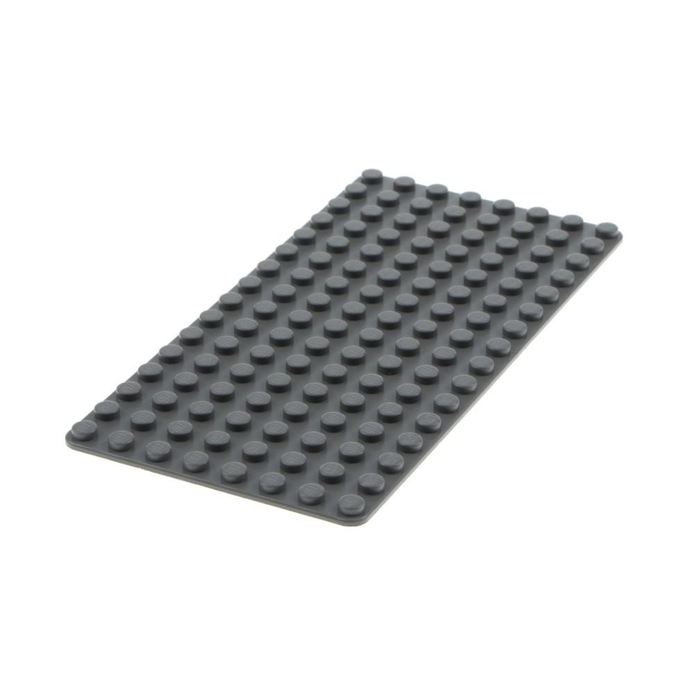 1x Lego Building Plate 8x16 Flat New-Dark Gray Baseplate Street 4226978 3865