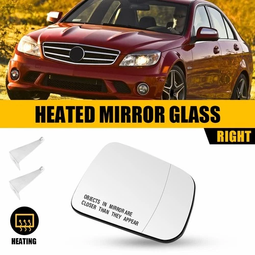 Heated Mirror Glass Passenger Side For 2010-2011 Mercedes Benz C250 4Matic Base