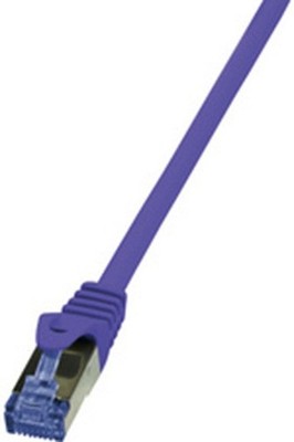 LogiLink Patchkabel, Kat. 6A, S/FTP, 5,0 m, violett