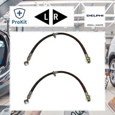 2x ORIGINAL® Delphi LH6609 Bremsschlauch Hinten für Honda ACCORD VII Tourer