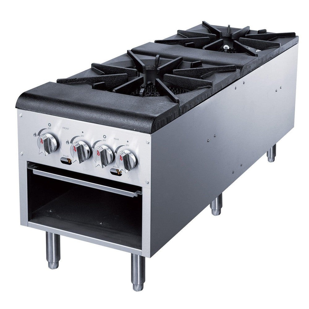 Dukers DCSPA2-NG Stock Pot Range Natural Gas 4 Burner 160000 BTU