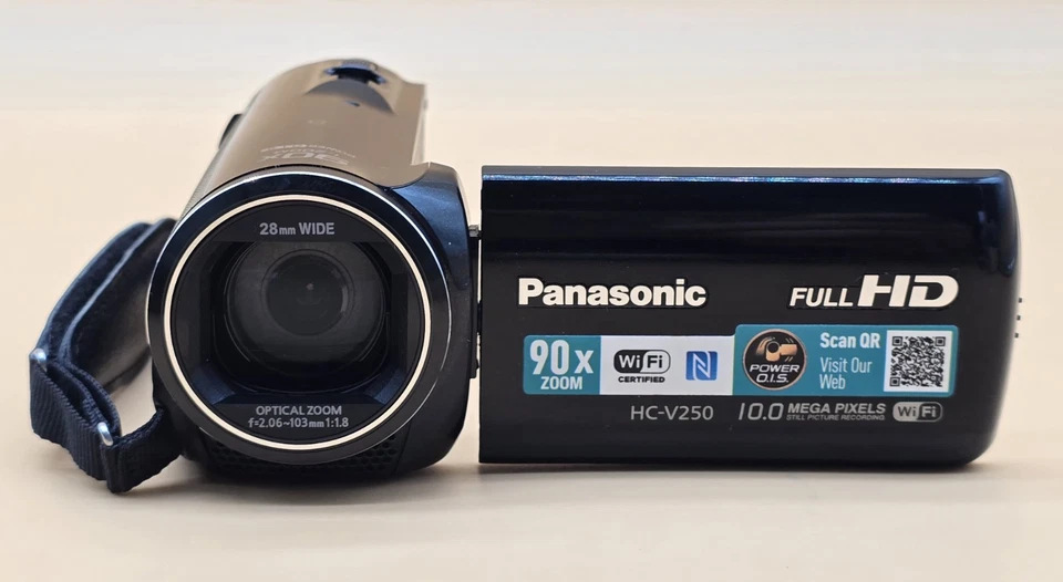 Panasonic HC-V250 HD Digital Camcorder Black Boxed. - Image 3 of 4