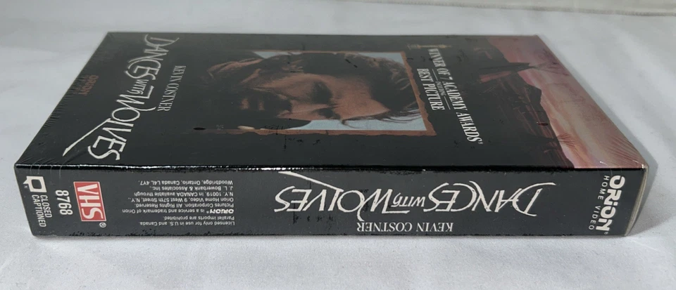 Dances with Wolves (VHS, 1991) NEW SEALED Watermark - Kevin Costner - Image 3 of 4