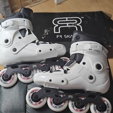 FR Skates FRX 80 White Mens Inline Skates Adu...