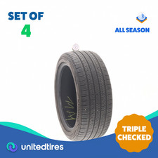 Set Of 4 Used 22545r17 Kumho Solus Ta51 91w - 7.5-832