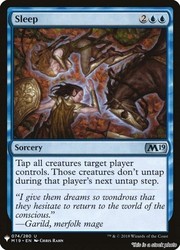Sleep (M19) 74 The List Reprints