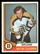 1974-75 O-Pee-Chee #206 Wayne Cashman