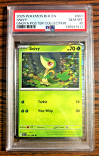 Snivy Tinsel Holo Promo #001 - PSA GEM MT 10 - Unova Poster Collection - Pokemon