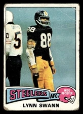 1975 Topps Lynn Swann #282 Rookie Pittsburgh Steelers Low Grade Y6792