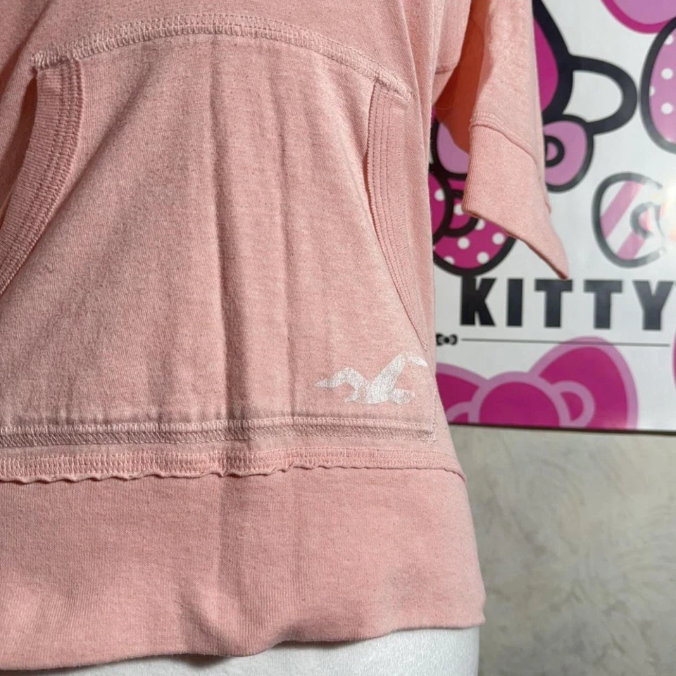 Sudadera con capucha babydoll vintage Hollister Co Redondo Beach para mujer Foto 2 de 4