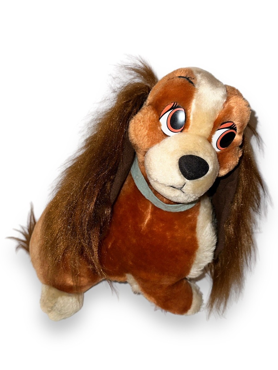 VINTAGE 90s Disney Lady & The Tramp Plush Backpack Bag Fluffy Ears Lady Dog EXCLUSIVE DROP: Loungefly Lady And The Tramp Lady Plush  main image 4