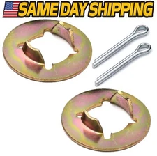 (2 Pack) Wheel Washer & Pin fits Craftsman G8200 G8300 G8400 G8600 T8000 T8200