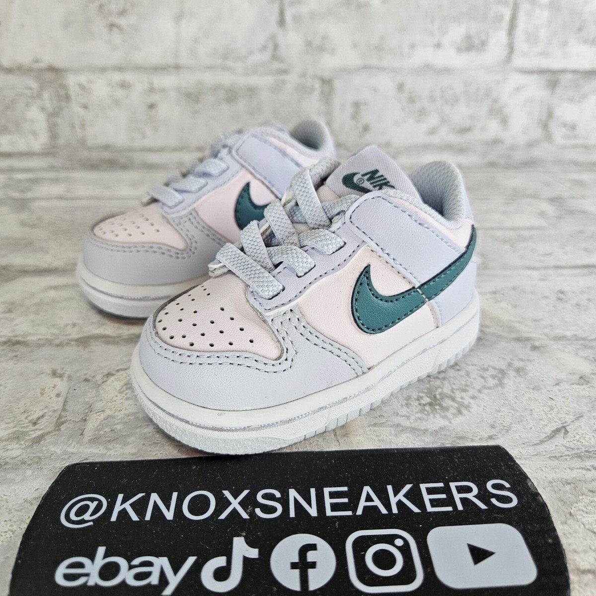 Nike Dunk Low Retro Football Grey Mineral Teal FD1233-002 Toddler