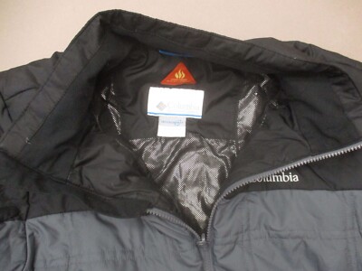 Columbia Interchange OMNI-HEAT Size S Mens Full Zip Pocket