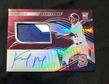 2021 Panini Spectra Keibert Ruiz RPA On Card Auto RC Patch 24/49 WAS Nationals 