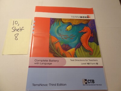 TerraNova Terra Nova 3 Complete Battery with Language Directions Level 12 Form G