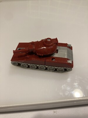 Vintage Transformers G1 - Takara 1985 Japan - Warpath Red Small Tank 