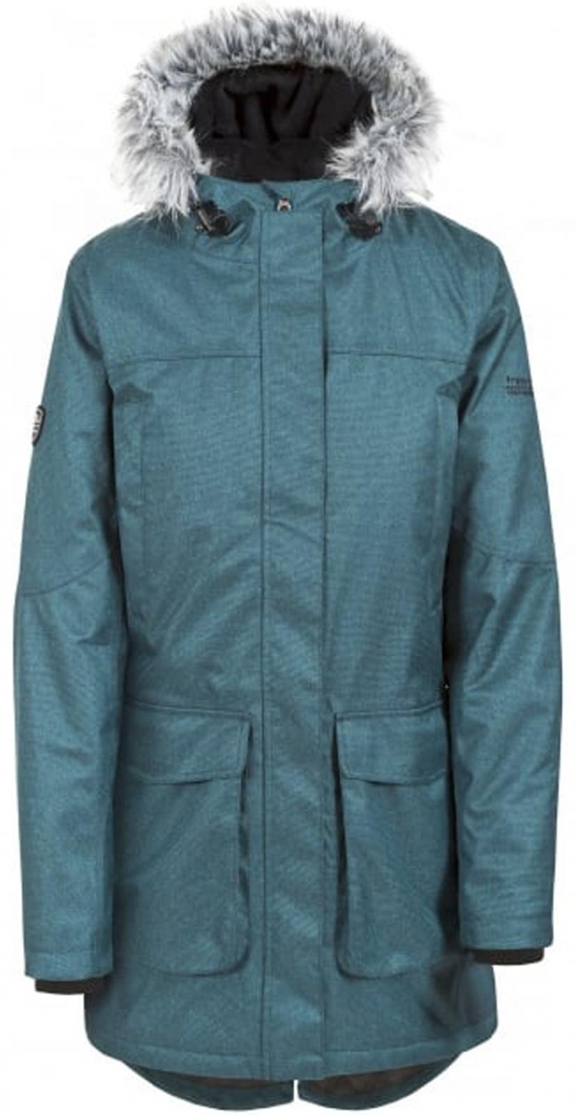 Womens Trespass Thundery Waterproof Parka Jacket Long Hooded Coat eBay