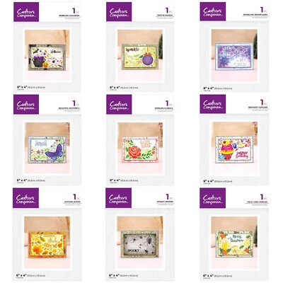 Crafter's Companion 3D Embossing Folders- 6''x4'' Folder- YOU PICK!