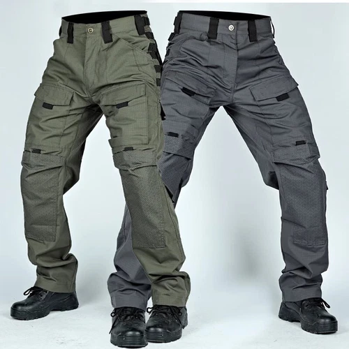 Mens Tactical Cargo Trousers Army Military Multi-pocket Outdoor Combat Pants BDU - Picture 1 of 40