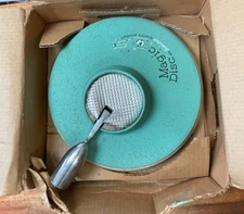 Vintage Interstate Magic Disc Push Sweeper Attachment in Box