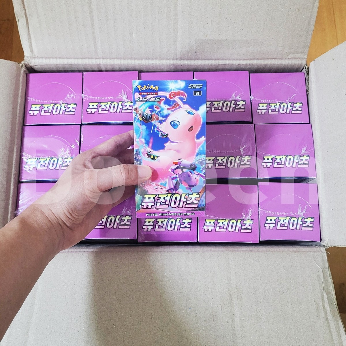 Pokmon Fusion Arts Booster Box  Korean Version, 30 Packs, 150 Cards  Total, Factory Sealed