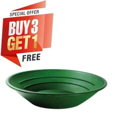 10" PANNING GOLD PAN - GREEN