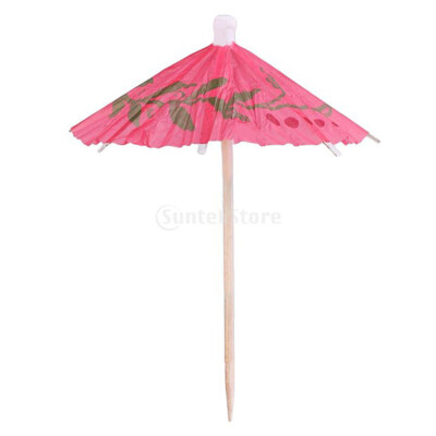 70 Stück Cocktail Schirmchen - Hawaii Party Deko Für Drinks & Desserts