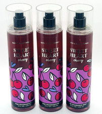 3-Pack Bath Body Works SWEETHEART CHERRY Fine Fragrance Mist Spray 8 fl.oz