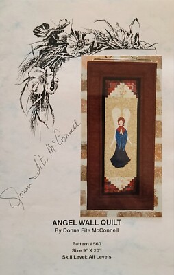 Angel Wall Quilt #560 Quilting Pattern by Donna's Designs AUTOGRAPHED 
