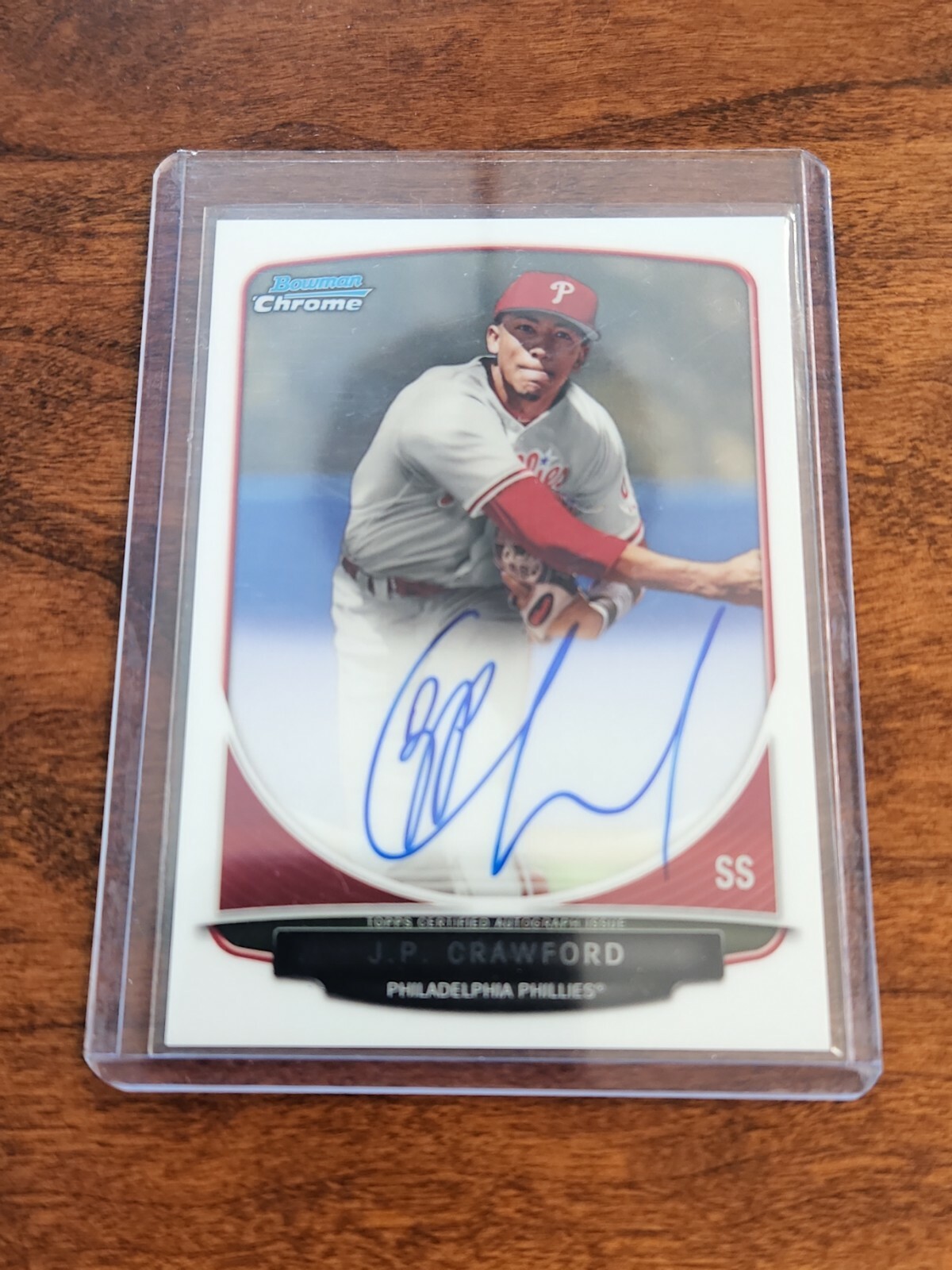 J.P. Crawford 2013 Bowman Chrome Draft  Rookie Auto Seattle Mariners Autograph