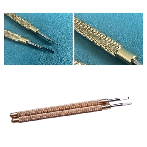 Hairspring Spade 2pcs Set Watch Repair Removing Watchmakers Handmade Tool - Picture 3 of 15