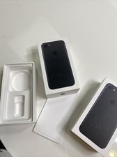 Pair RETAIL BOX - Apple iPhone 7 - 32GB Black - Tray Included - NO DEVICE