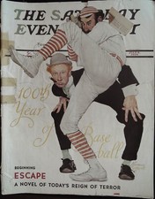 Saturday Evening Post July 8, 1939 Norman Rockwell, Ethel Vance "Escape"!!