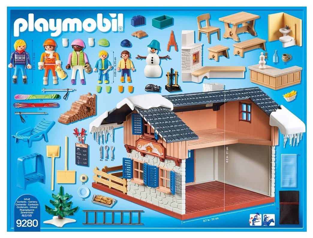 playmobil ski lodge 9280