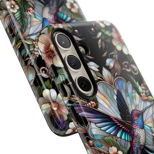 Hummingbird Phone Case, Faux Mother of Pearl Design | X122 - 第 198/272 張圖片