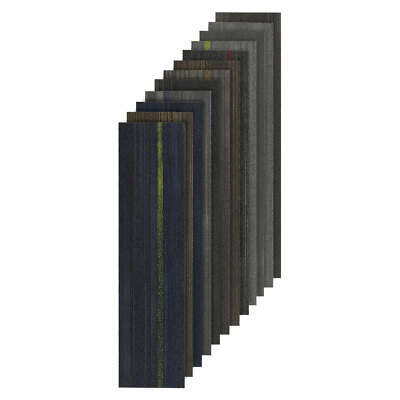 Teppichdielen Aberdeen 25 x 100 cm selbstliegend Teppichboden Bodenbelag