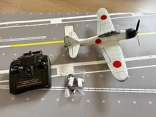 DIY Painting A6M Zero RC Warbird 2.4G 400mm Wingspan RTF With 2 Batteries